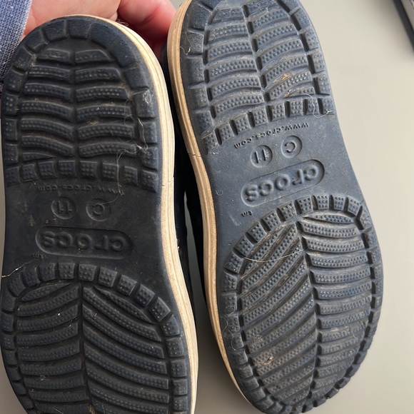 Crocs Sneaker Kid’s size 11 Navy Blue - Picture 4 of 4